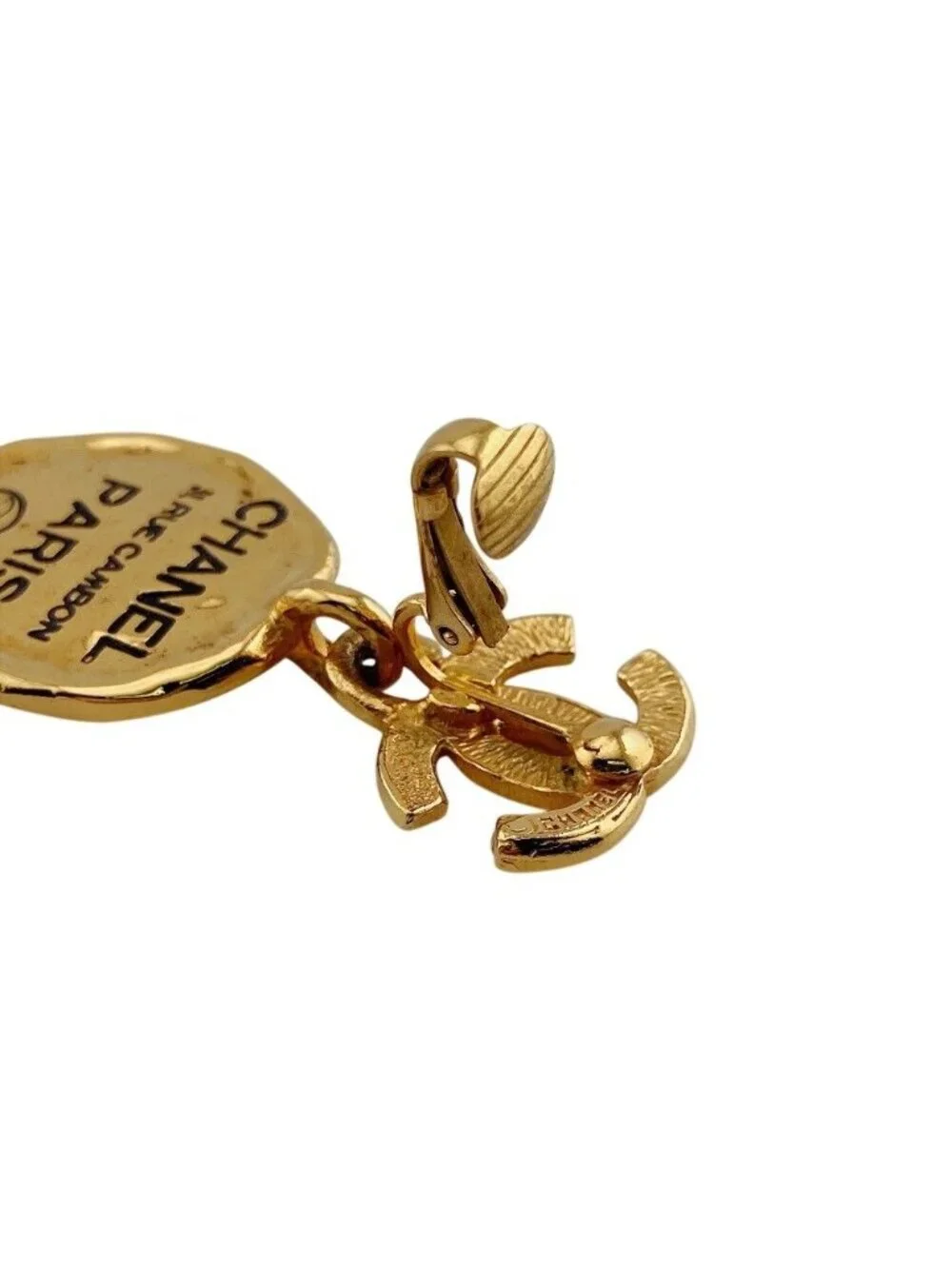 Chanel 31 Rue Cambon Earrings Gold